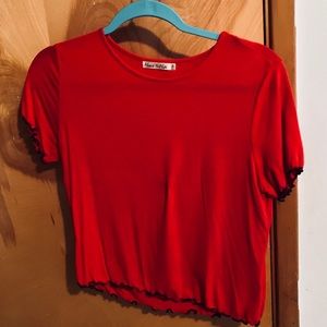 red t-shirt